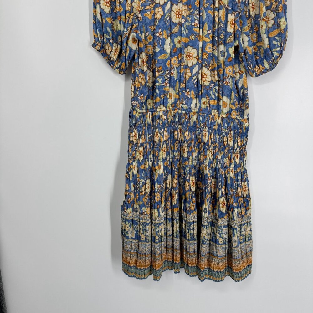 Current Air Floral Smocked Mini Dress Size S NWT - Picture 12 of 15